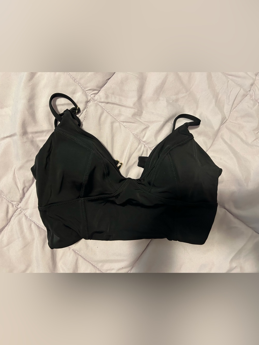 Black bikini top